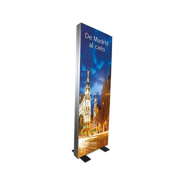 Doppelseitiger LED Leuchtsäule 60x180cm