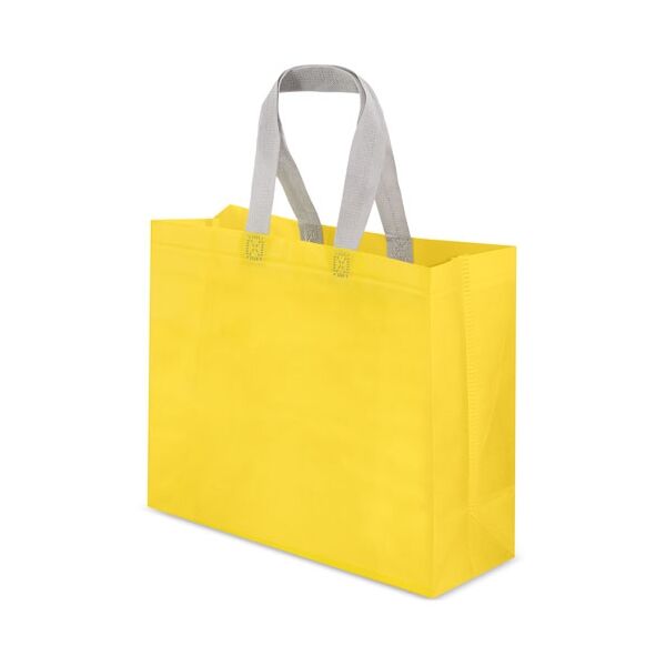 Laminierte Tragetasche PP-Non-Woven Querformat 34x29,5x12cm