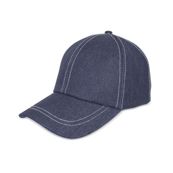 6-Panel Baseballkappe Denim