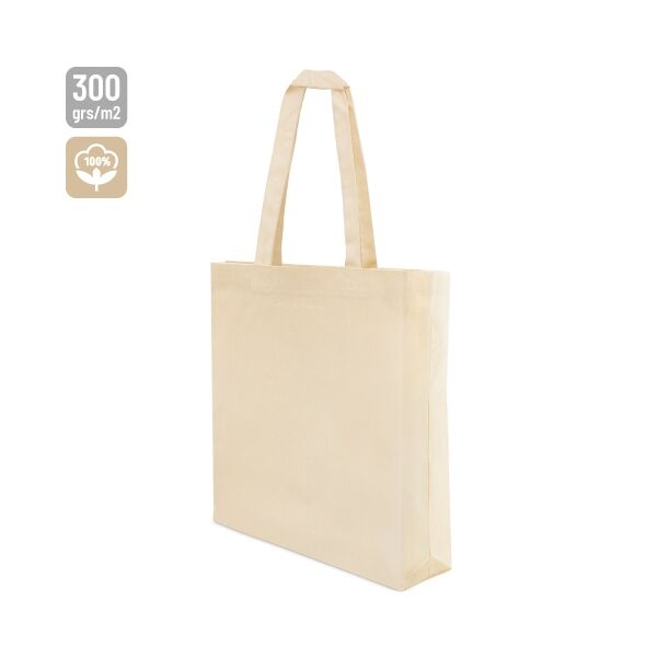 Canvas-Baumwolltasche mit Bodenfalte "Delhi" 38x42x8cm