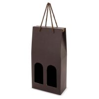 Flaschen Geschenktasche "Duo" 17x36x8,5cm