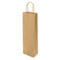 Flaschen Geschenktasche Nature 11x35x7cm