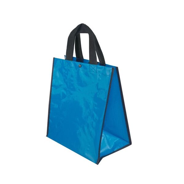 Glänzende PP-Woven Tragetasche 34,5x34x21cm
