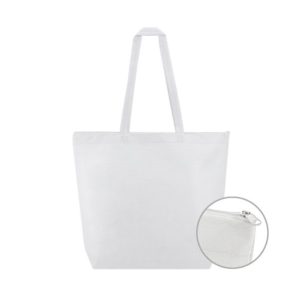PP-Non-Woven Tragetasche mit langen Griffen "Easy" 49x40x13cm