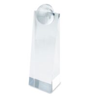 Glas Trophäe mit Weltkugel