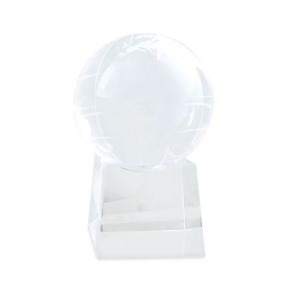 Glas-Trophäe "Weltkugel" groß
