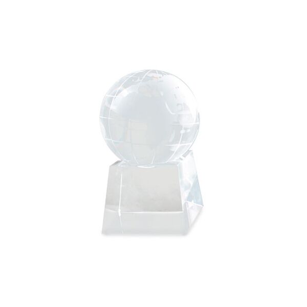 Glas-Trophäe "Weltkugel" klein
