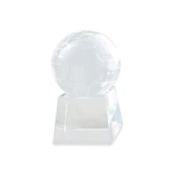 Glas-Trophäe "Weltkugel" klein