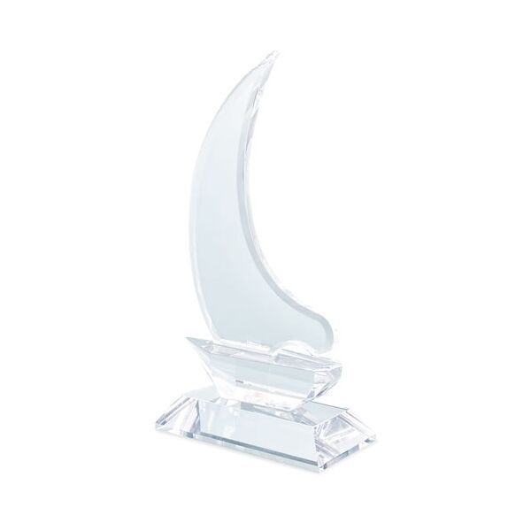 Glas Trophäe "Segel"