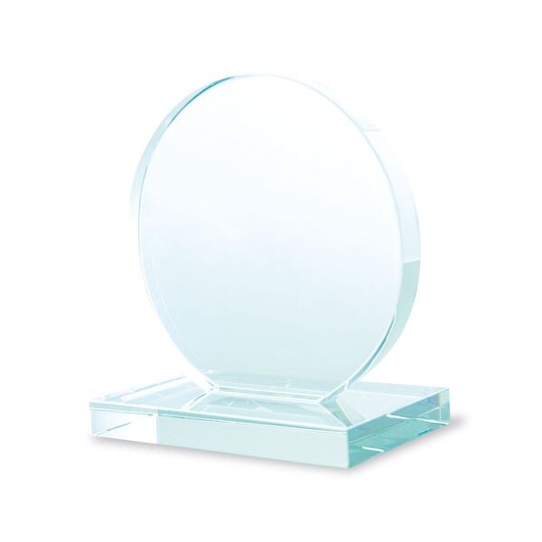 Glas Trophäe rund