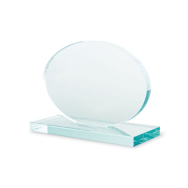 Glas Trophäe oval