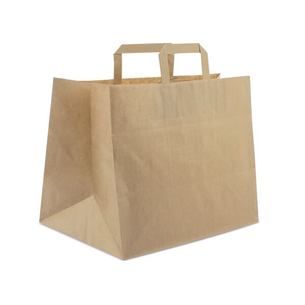 Papiertragetasche "Fast Food" XL 32x27x21cm