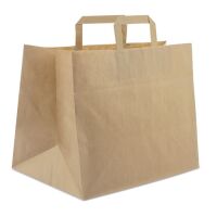 Papiertragetasche "Fast Food" XL 32x27x21cm