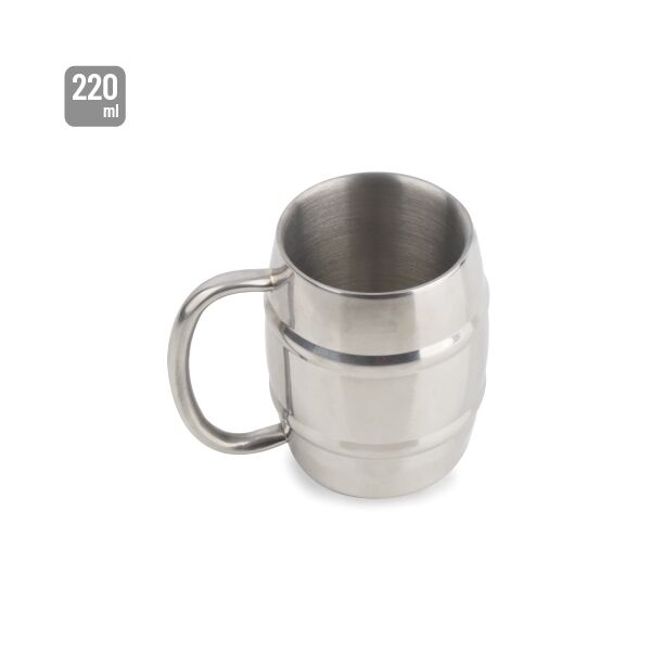 Edelstahl Becher 0,22l