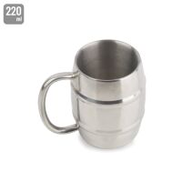 Edelstahl Becher 0,22l