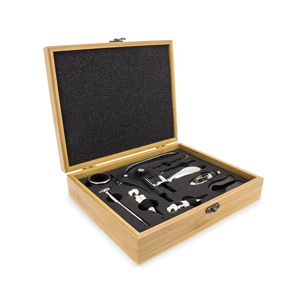 Weinset Bambus "Professional" 10 Teile