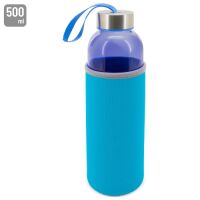 Farbige Glasflasche "Zeppelin" 500ml