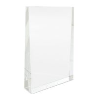 Glas Trophäe "Tafel" hoch