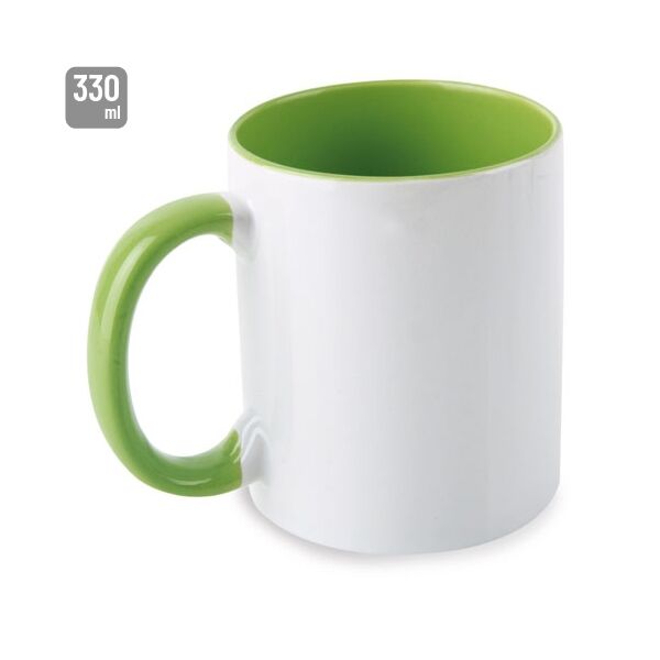 Keramiktasse "DuoColour" 330ml (grün)