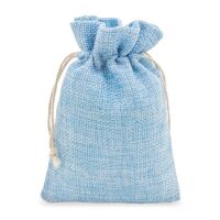 Geschenk Beutel "Jute" schwarz