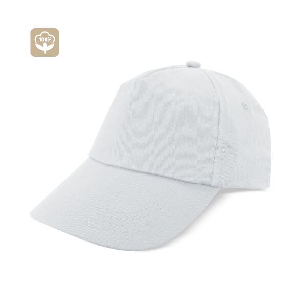 5-Panel Baseballkappe Classic (weiß)
