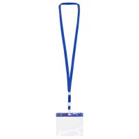 Lanyard mit Ausweish&uuml;lle (blau)