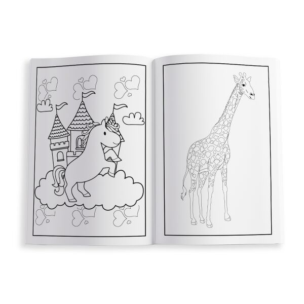 Malbuch Kunterbunte Tierwelt