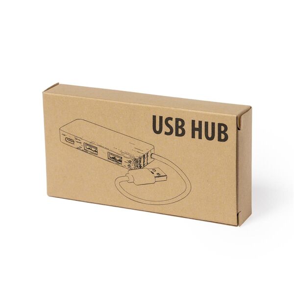 USB Hub "Natureline" rechteckig
