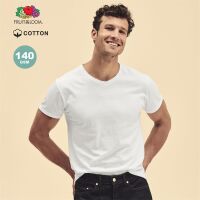 Erwachsene Wei&szlig; T-Shirt Iconic V-Neck