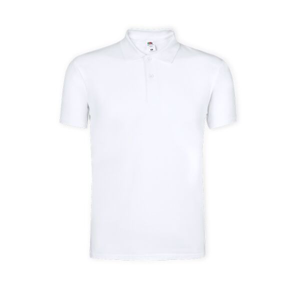 Erwachsene Weiß Polo-Shirt Original