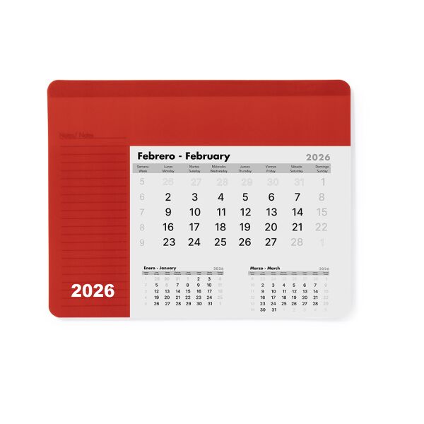 Mauspad Kalender Rendux