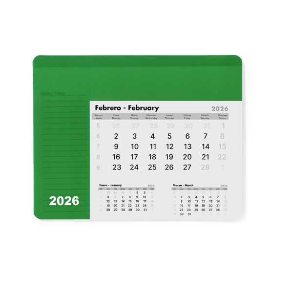 Mauspad Kalender Rendux