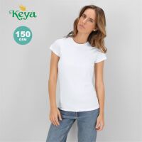 Frauen Wei&szlig; T-Shirt "keya" WCS150