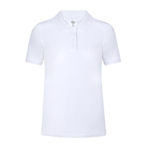 Frauen Weiß Polo-Shirt "keya" WPS180