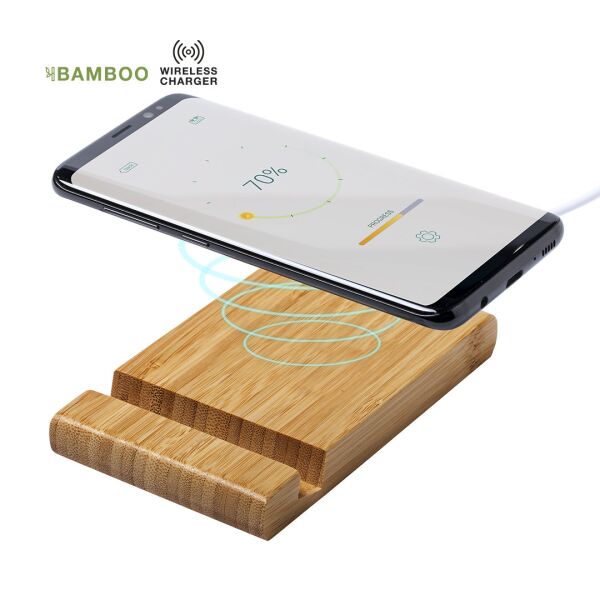 Ladegerät und Smartphonehalter "Natureline"