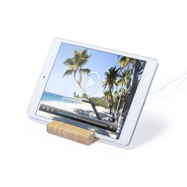 Ladegerät und Smartphonehalter "Natureline"