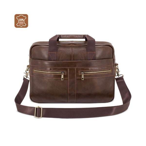 Leder Aktentasche Pierre Delone 40x29x7cm
