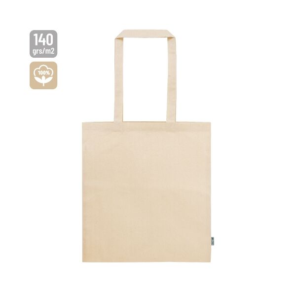 Bio Baumwolltasche mit langen Henkeln 38x42cm