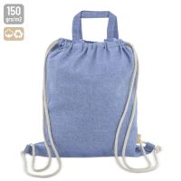 Zugbeutel-Tasche aus recycelter Baumwolle 38x41,5cm