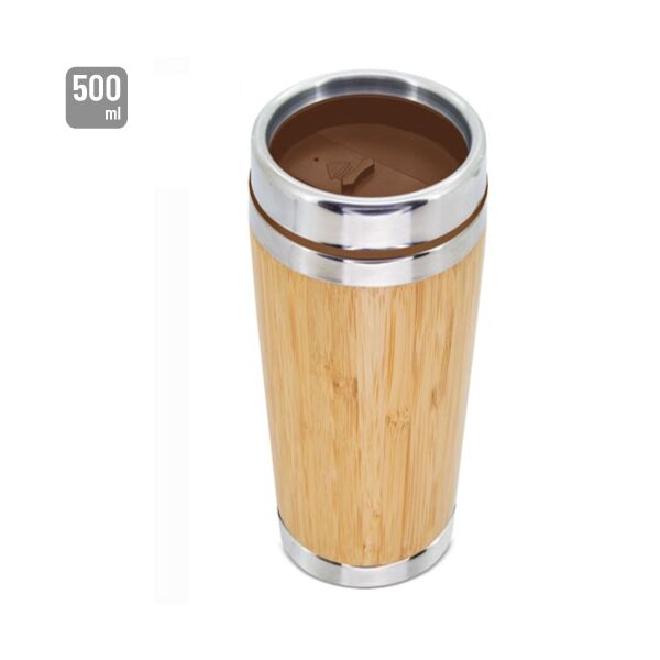 Thermobecher aus Bambus "Cue" 500ml