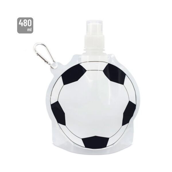 Faltbare Flasche "Fußball" 480ml