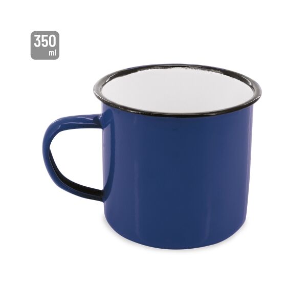 Emaille-Tasse "Retro" 350ml
