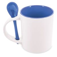 Tasse mit L&ouml;ffel "Color" 350ml
