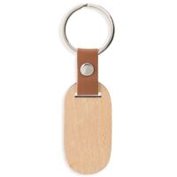 Rechteckiger Schl&uuml;sselanh&auml;nger Holz...