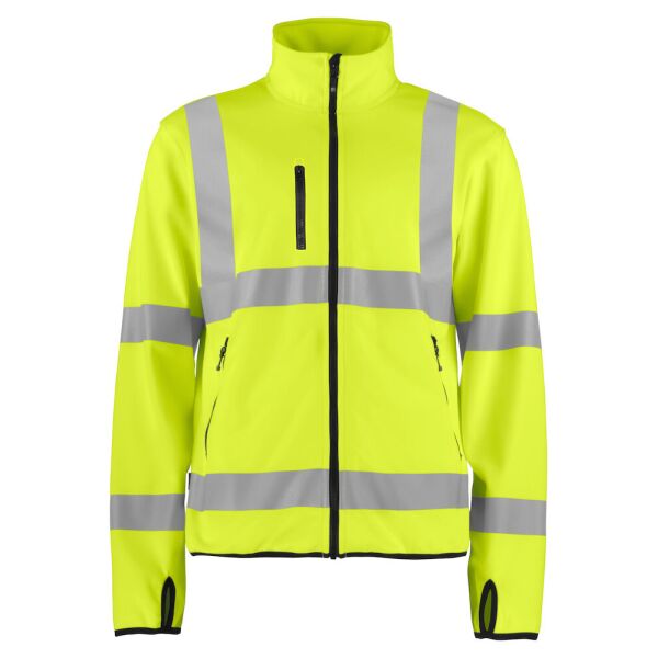 ProJob | 6105 Leichte Softshell Jacke En Iso 20471 Klasse 3
