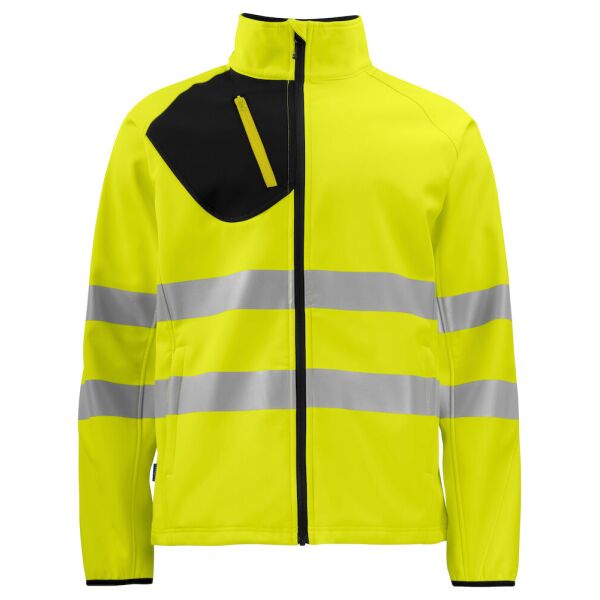ProJob | 6432 Softshell Jacke En Iso 20471 Klasse 3/2