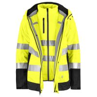 ProJob | 6445 3-in-1 Funktionsjacke En Iso 20471 Klasse 3/2