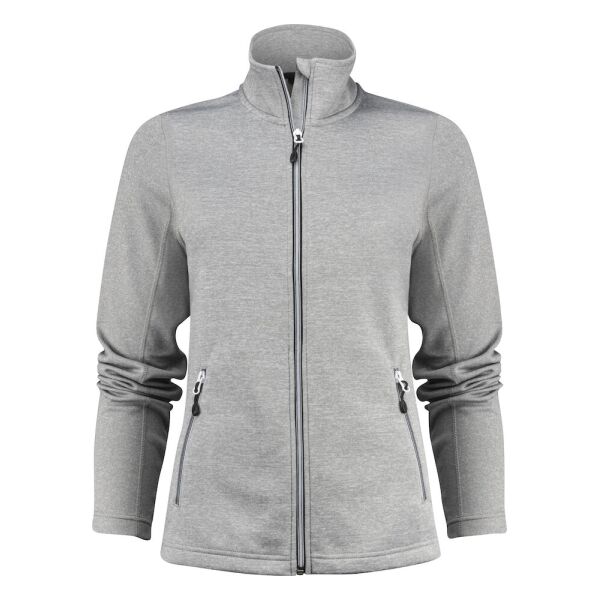 Printer RED | Powerslide Pullover Mit Reißverschluss Damen (grau meliert / M)