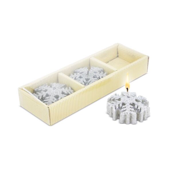 Schneekristall Kerzenset "Finnland"