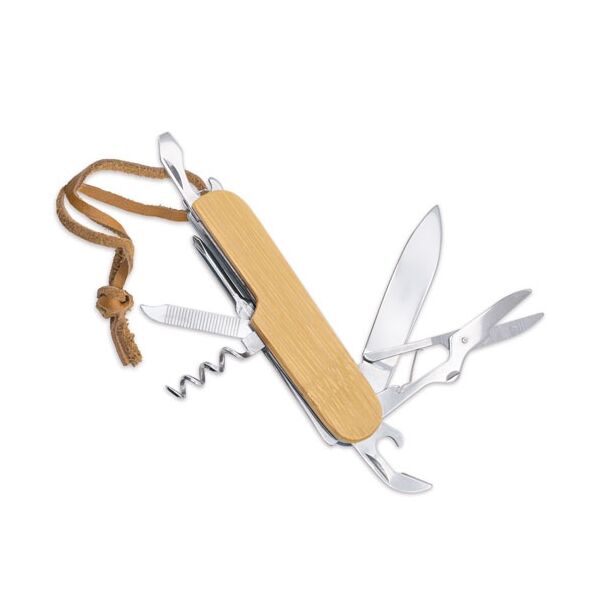 Bambus Taschenmesser "Multifunctional"